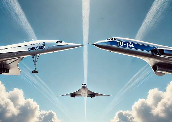 The Supersonic Showdown: Concorde vs. Tupolev Tu-144