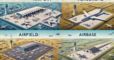 Differences Between Airport Aerodrome Airfield Airbase