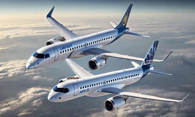 Embraer E195-E2 vs. Airbus A220 A Detailed Analysis of Regional Jetliners