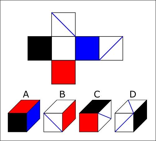 Cube Folding T1-Q2