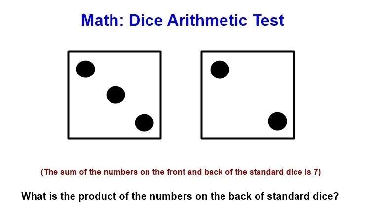 Math Dice Arithmetic T1-Q10