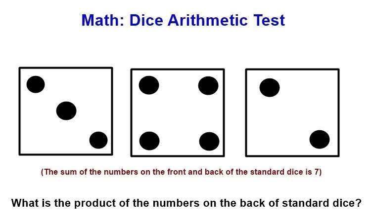 Math Dice Arithmetic T1-Q7